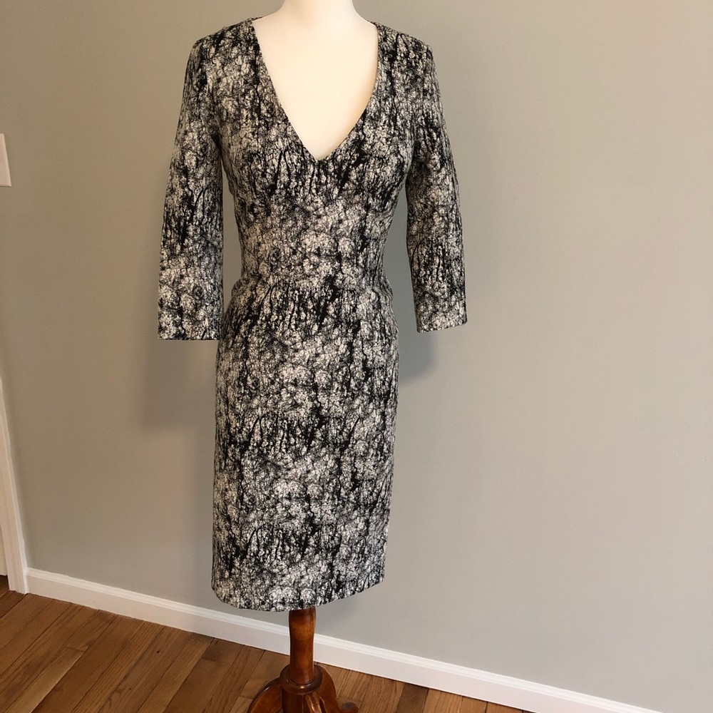 French Connection "splatter paint" cocktail dress - Picture 5 of 6